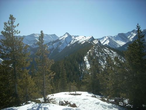 View up Wasootch ridge