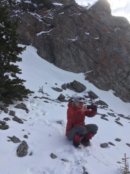 Chris McN. playing the shutterbug at Limestone Mountain