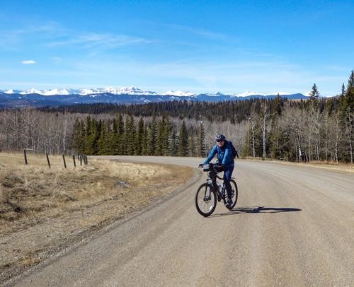 Teresa on her first Rambler road ride, what a trooper!