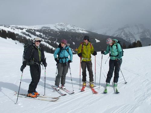 Leaving Sunshine ski area
