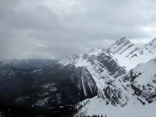 View looking south from the ridge.