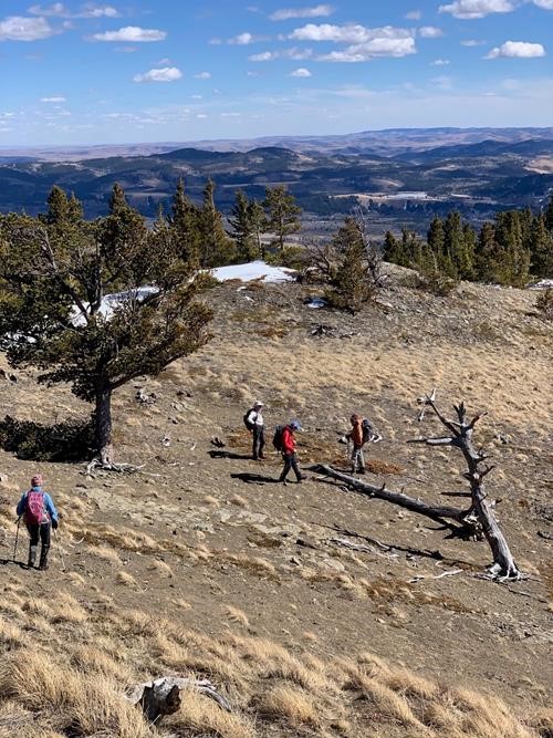 Descent of the East Ridge