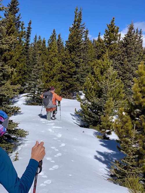 Occasional Postholing to the 1st Summit