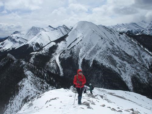 Approaching the summit of South Baldy