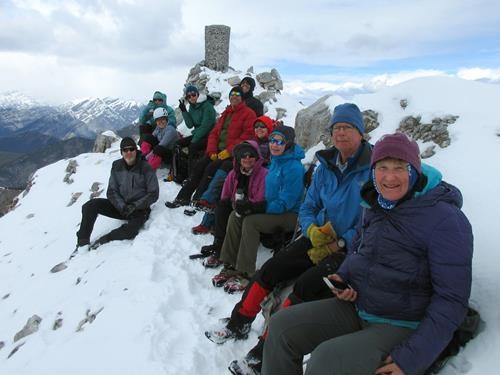 Group shot on the summit of South Baldy