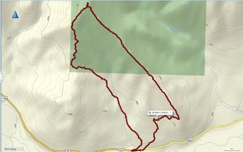 Junction hill route we took