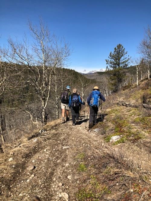 Muddy Trail (Devil's Head and Blackrock in background)