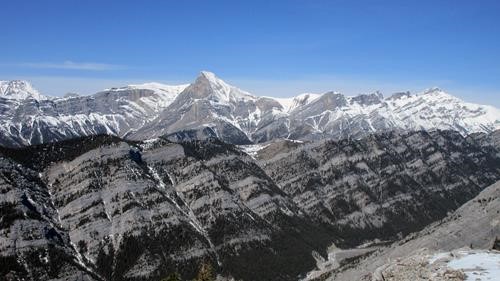 Looking North towards Fable Mountain from Loder peak