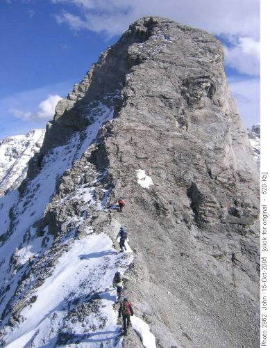 Pinnacle on Princess Margaret Mountain