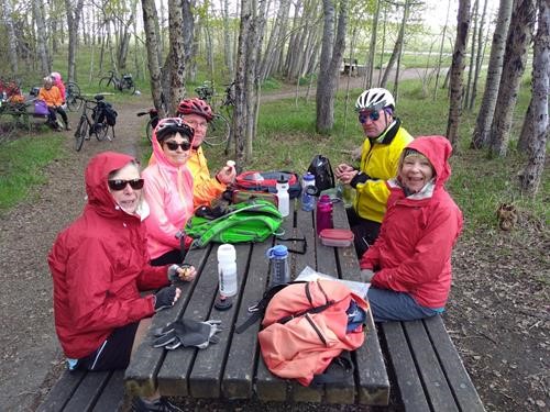 lunch on Nose Hill