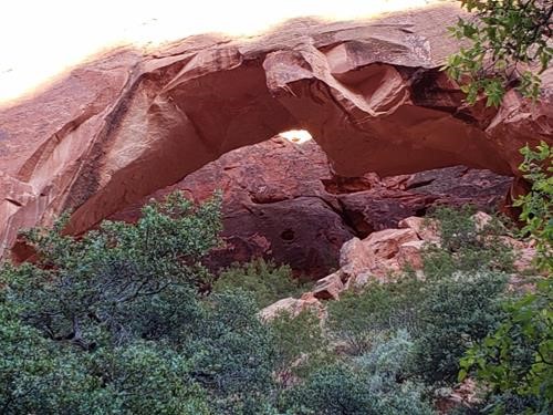 Johnson Canyon Arch in Snow Canyon State Park