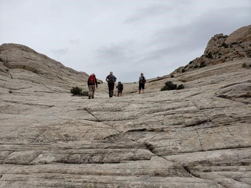 Hiking in the White Rocks Amphitheatre