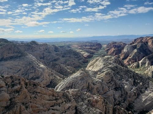 Snow Canyon Overlook from Red Mountain