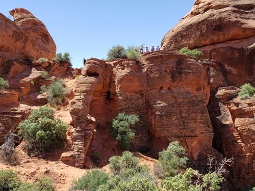 Ramblers swarm over the Elephant