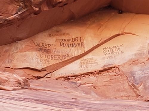 Graffiti of old is now history on Pioneer Names trail