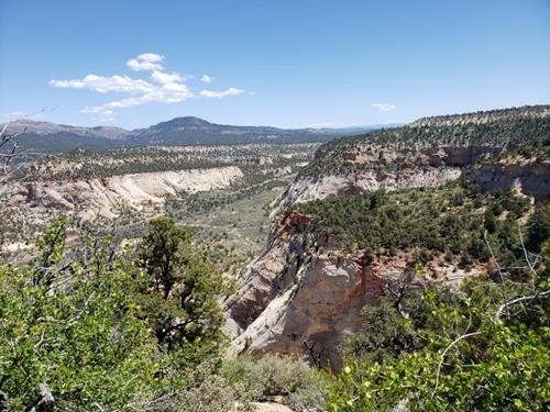 View to the east from Checkerboard Mesa