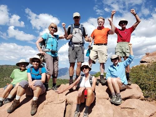 Happy Ramblers at Timber Creek Overlook