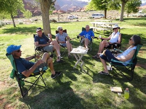Happy Hours were enjoyed unwinding in the shade