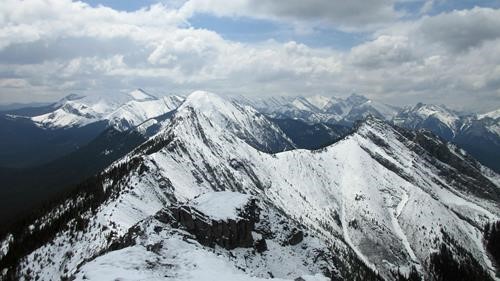 Looking South towards South Baldy from the summit