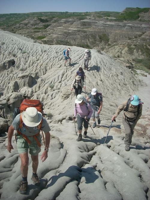 One of the more picturesque ridges we walked on