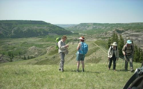 View south down the Red Deer River 