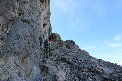 Scrambling below Crux