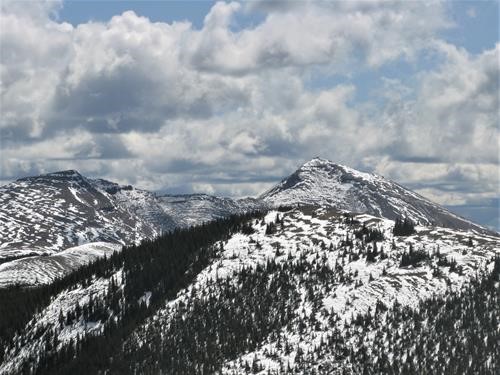 A very snowy Moose Mtn.