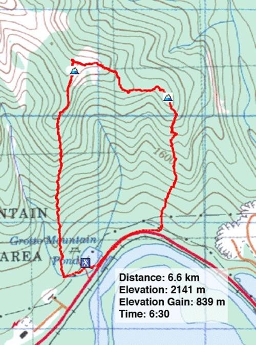 Anklebiter Ridge loop