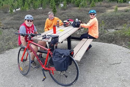 A couple of other Ramblers at Highwood Pass