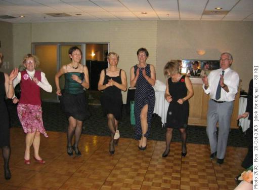 Kick line at the AD&D