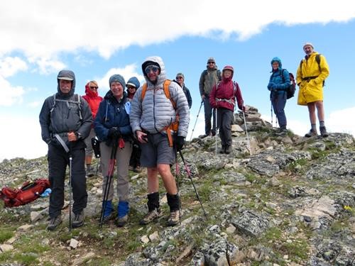 Group shot on Pigeon Mtn N.