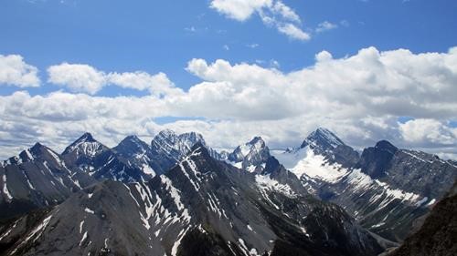 Looking South towards Mounts French Robertson and Sir Douglas