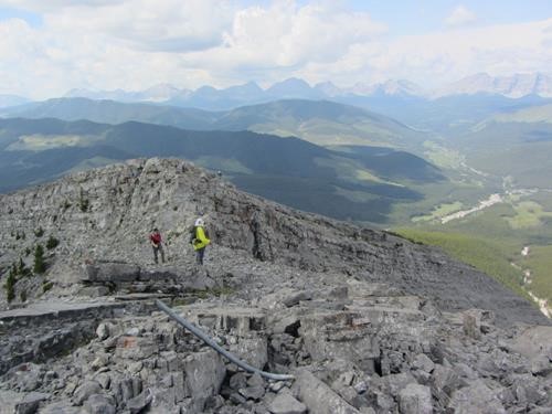 The distant High Rock Range from Mount Burke