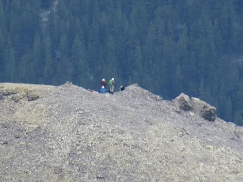 Another group of Ramblers on ridge to the north (photo courtesy Bill)