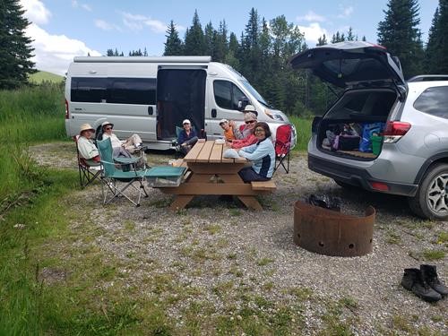 Happy Hour at the North Fork Campground