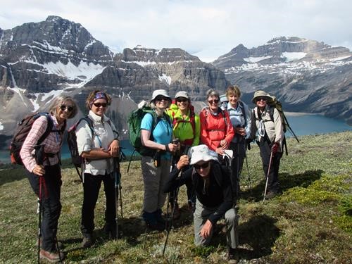 Rambler ladies at the ridge col