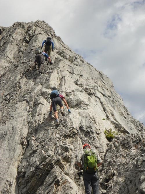 Ramblers ascend Mt. Mary Barclay