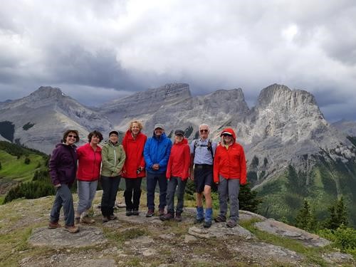 Group at top of Wind Ridge