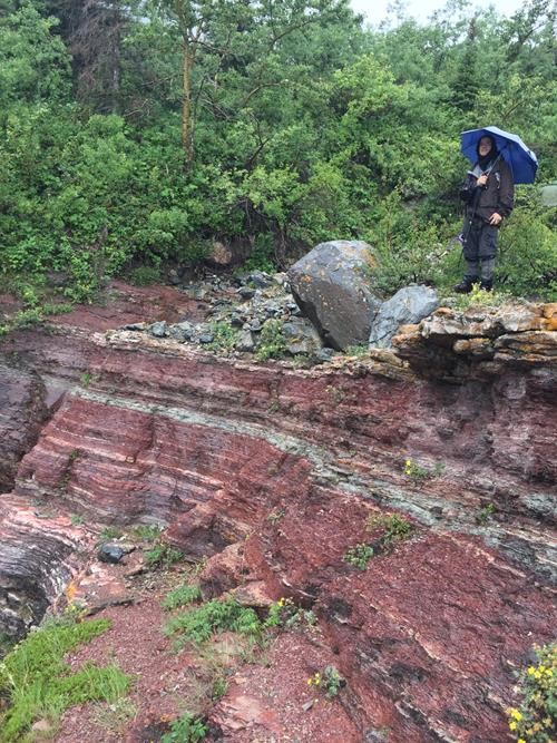 {2066 j pu} above canyon in South Drywood Creek