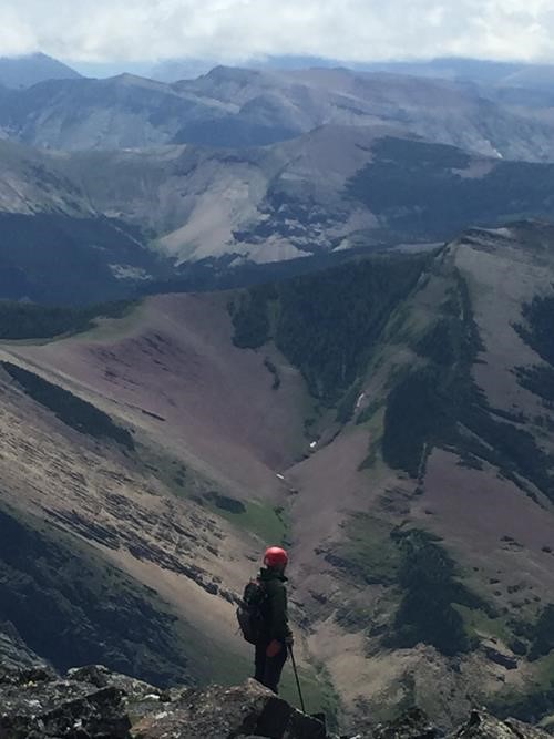 {607 d ga} enjoying the views from the summit