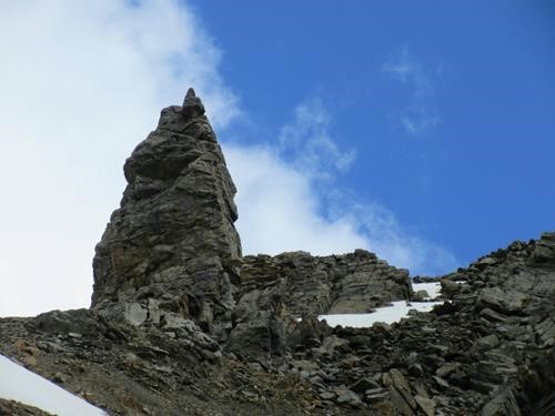 The Pinnacle on the ridge