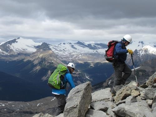 Ulli and Bill on Mount Niles
