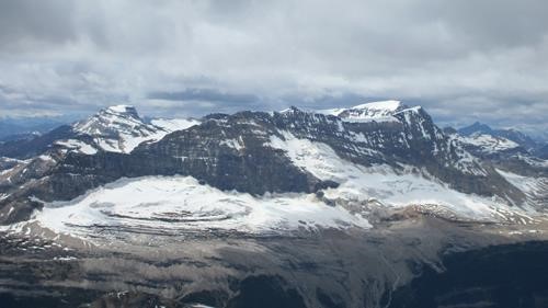 Looking West towards Michael Peak and the Iceline Trail