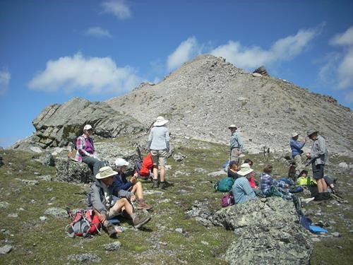 Lunch on Buller Pass