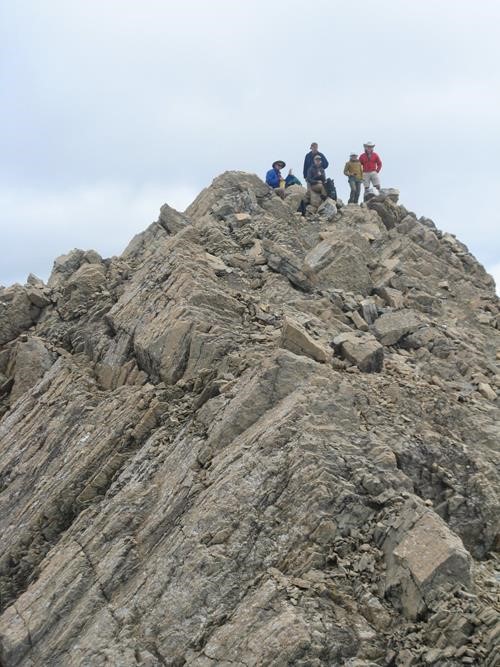 Ramblers on Cirque's main summit