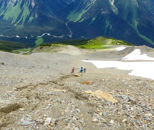 It was a good scree run down.