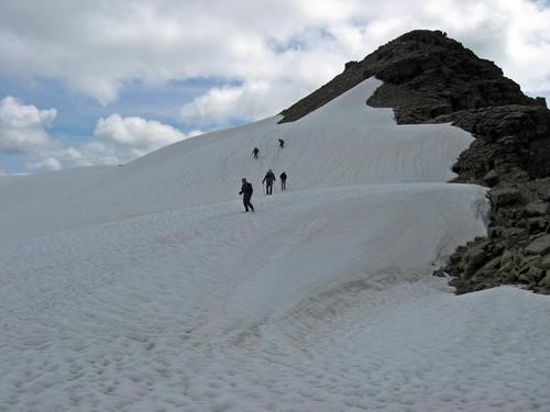 Descending NW ridge of Mount Andromache