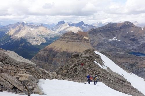 Descending NW ridge of Mount Andromache