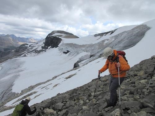 Glacier on north side of Mount Andromache