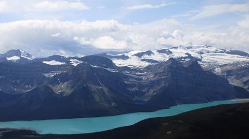 Mount Balfour and Hector lake